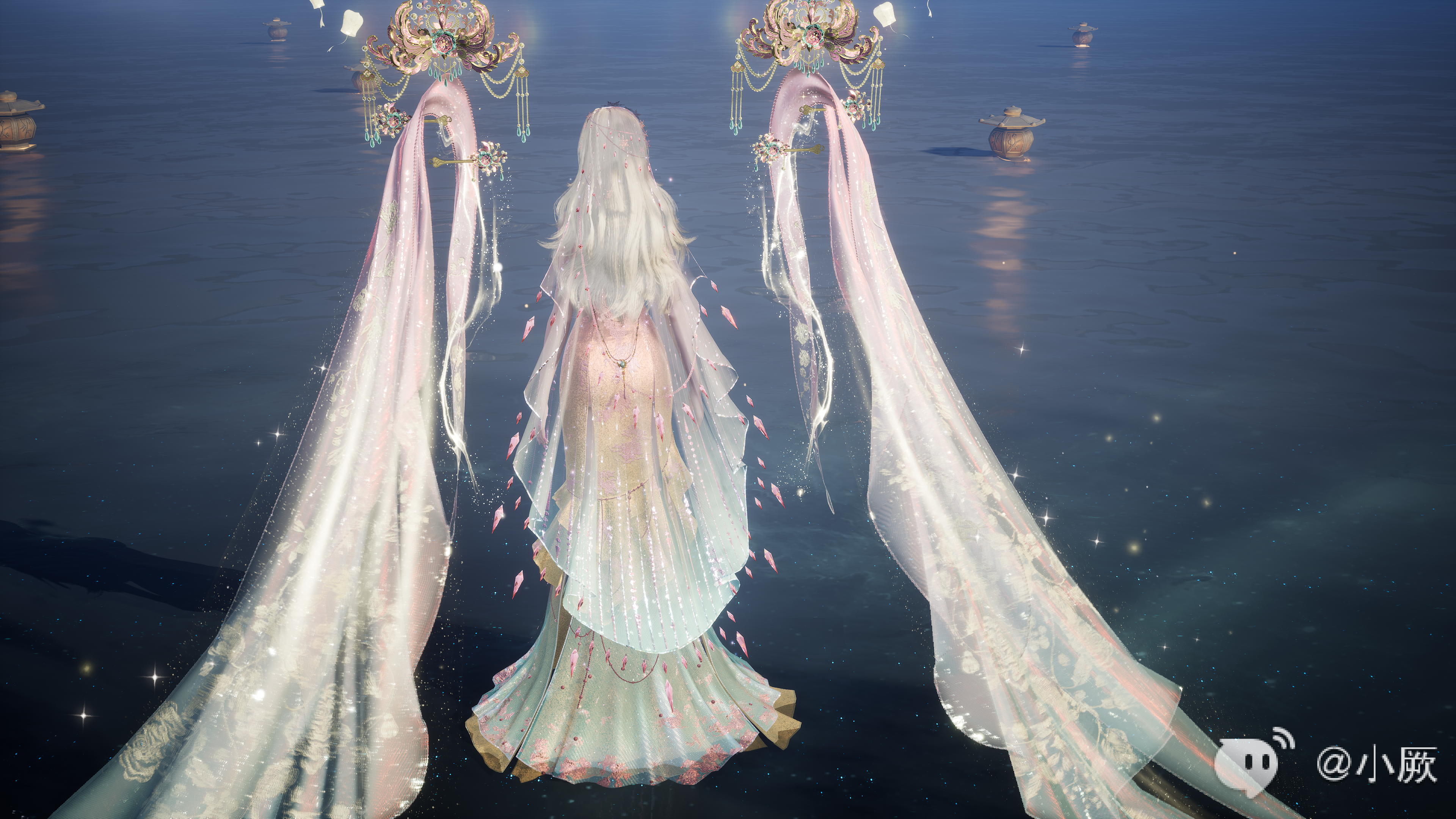 《诛仙世界》成女「丹纱隐墨」染色含染色代码