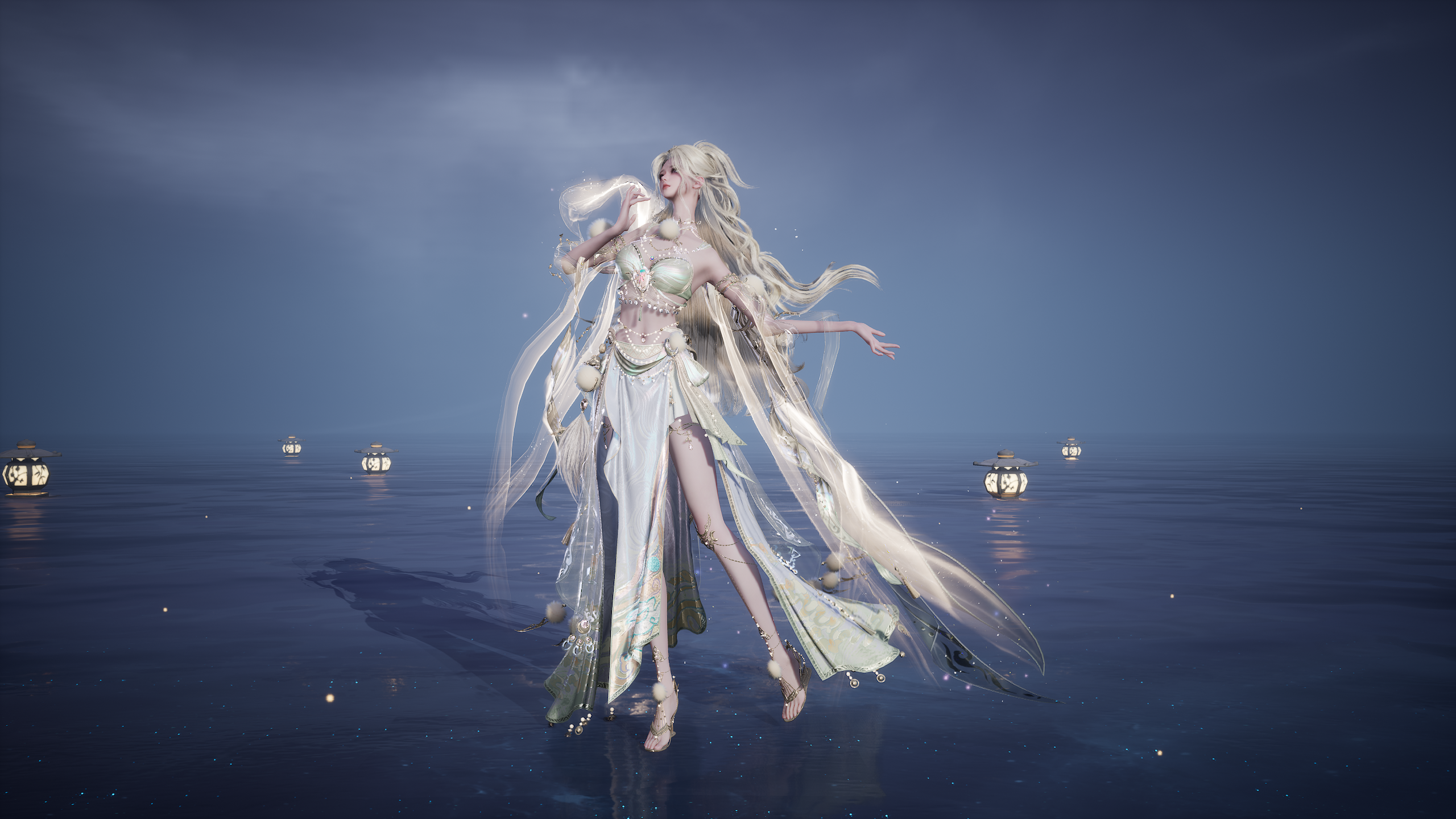 《诛仙世界》一梦瑶台成女染色分享