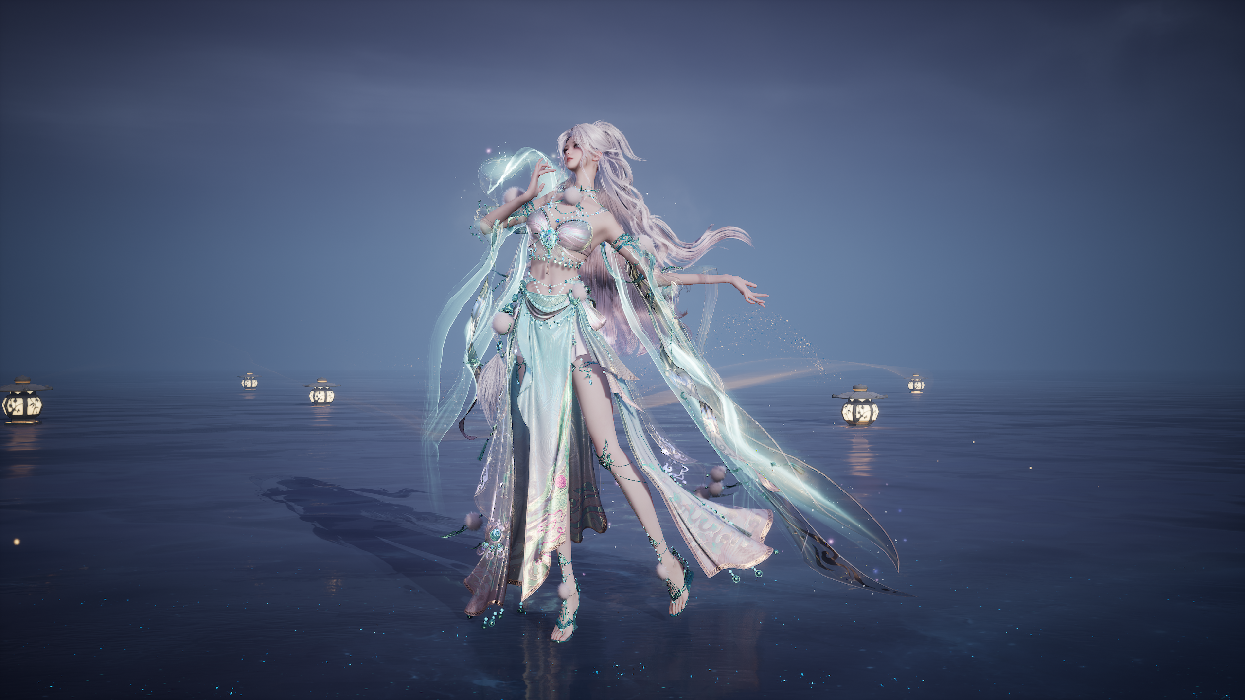 《诛仙世界》一梦瑶台成女染色分享